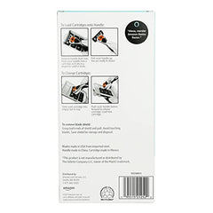 Amazon Basics Vitamin E lubricating strip helps reduce irritation during shaving.