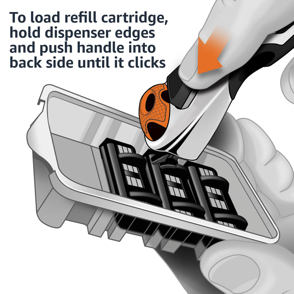 Amazon Basics razor handle compatibility ensures easy cartridge swaps.