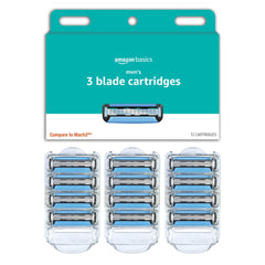 Amazon Basics MotionSphere pivot razor refill for contour-following shave.
