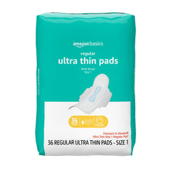 Amazon Basics pad with flexi-wings offers a secure fit for daily wear.