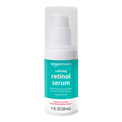 Amazon Basics Retinol Serum fast-absorbing texture supports smoother daily application.