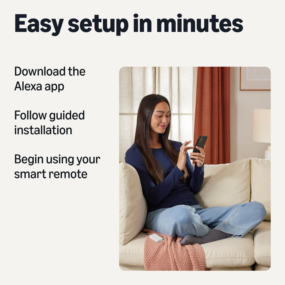 Amazon Basics smart dimmer switch and remote showcases battery-powered portability.