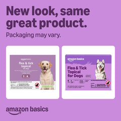 Amazon Basics spot-on application for quick, mess-free dog treatment.