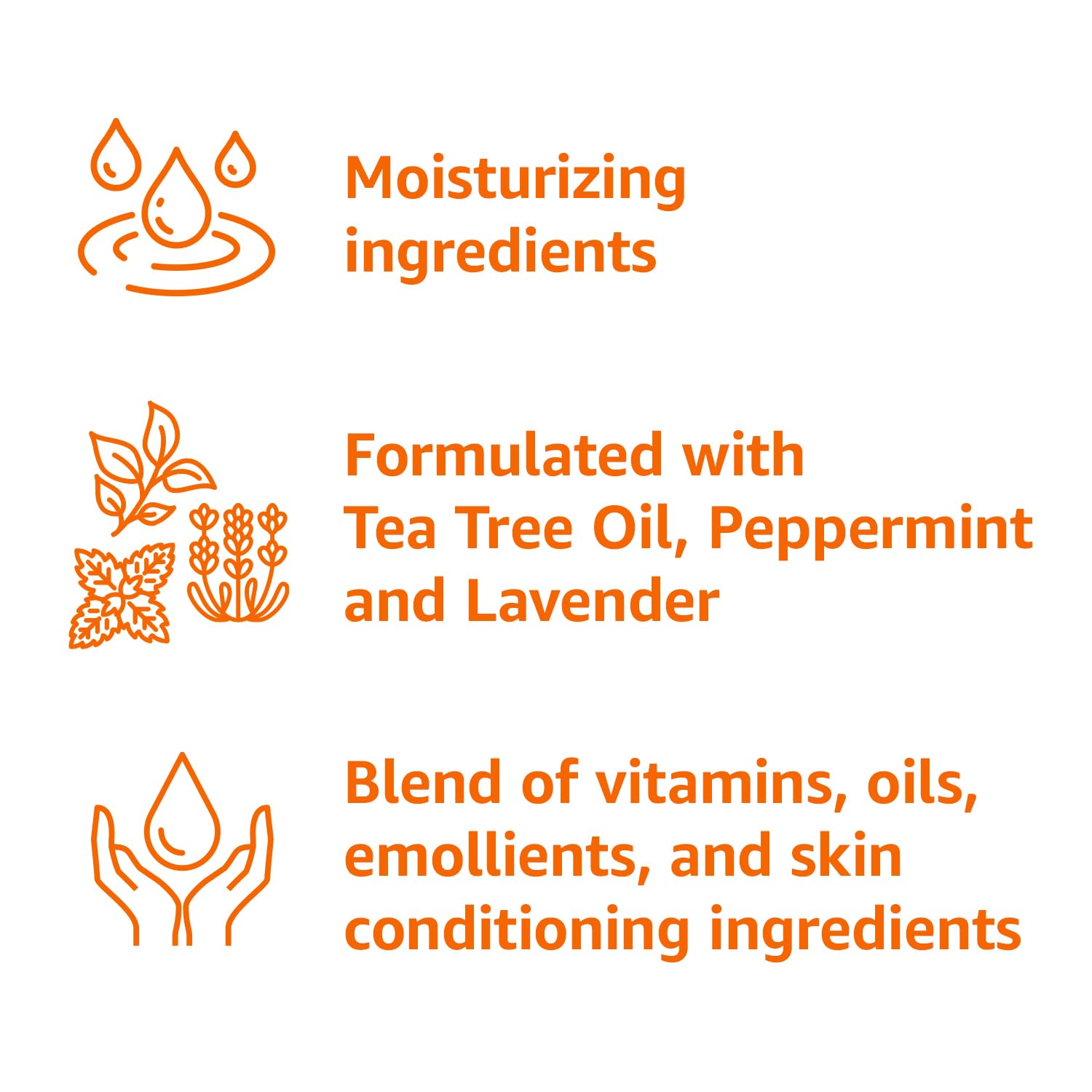 Pour close-up of Amazon Basics Tea Tree Conditioner showing a light, rinse-friendly formula