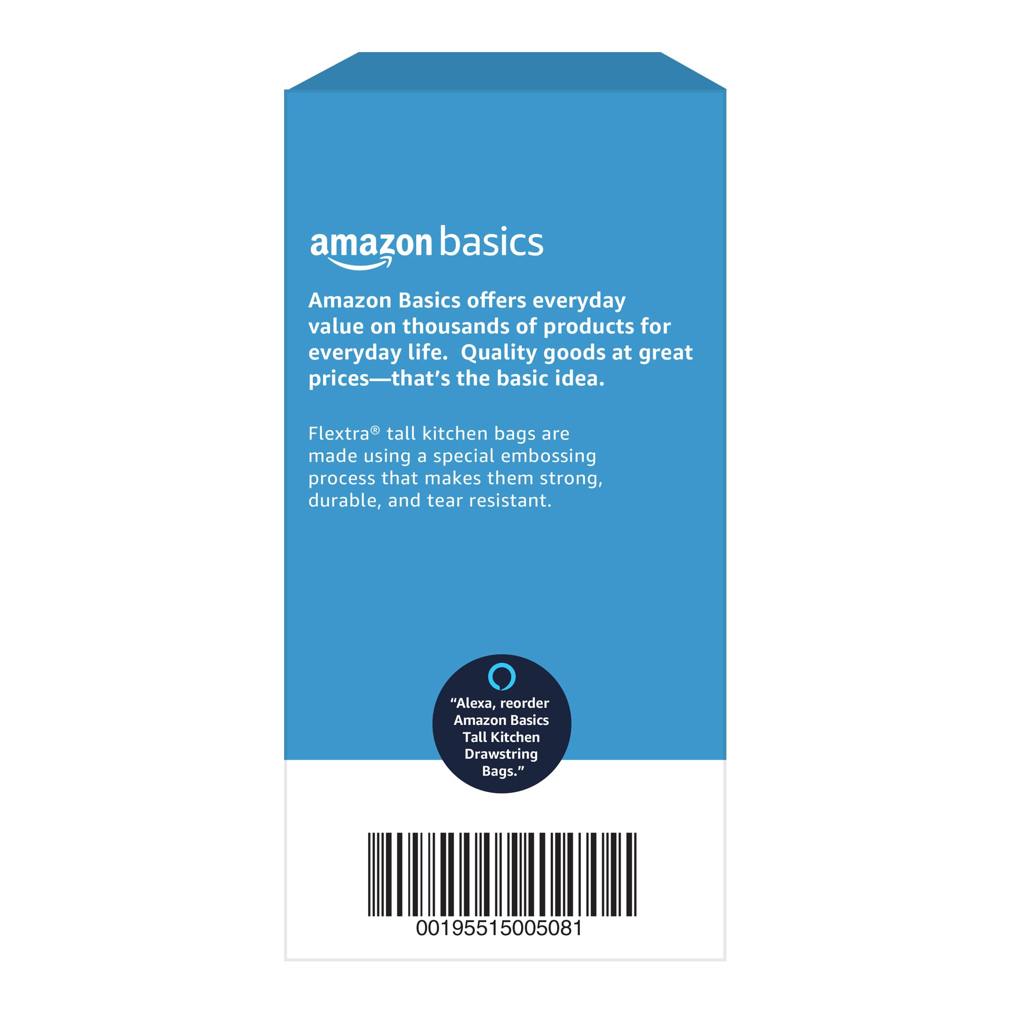 Amazon Basics tear-resistant technology helps reduce punctures during everyday use.