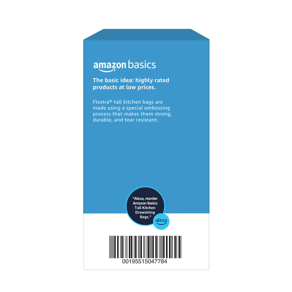 Amazon Basics durable white plastic reduces tears and punctures.