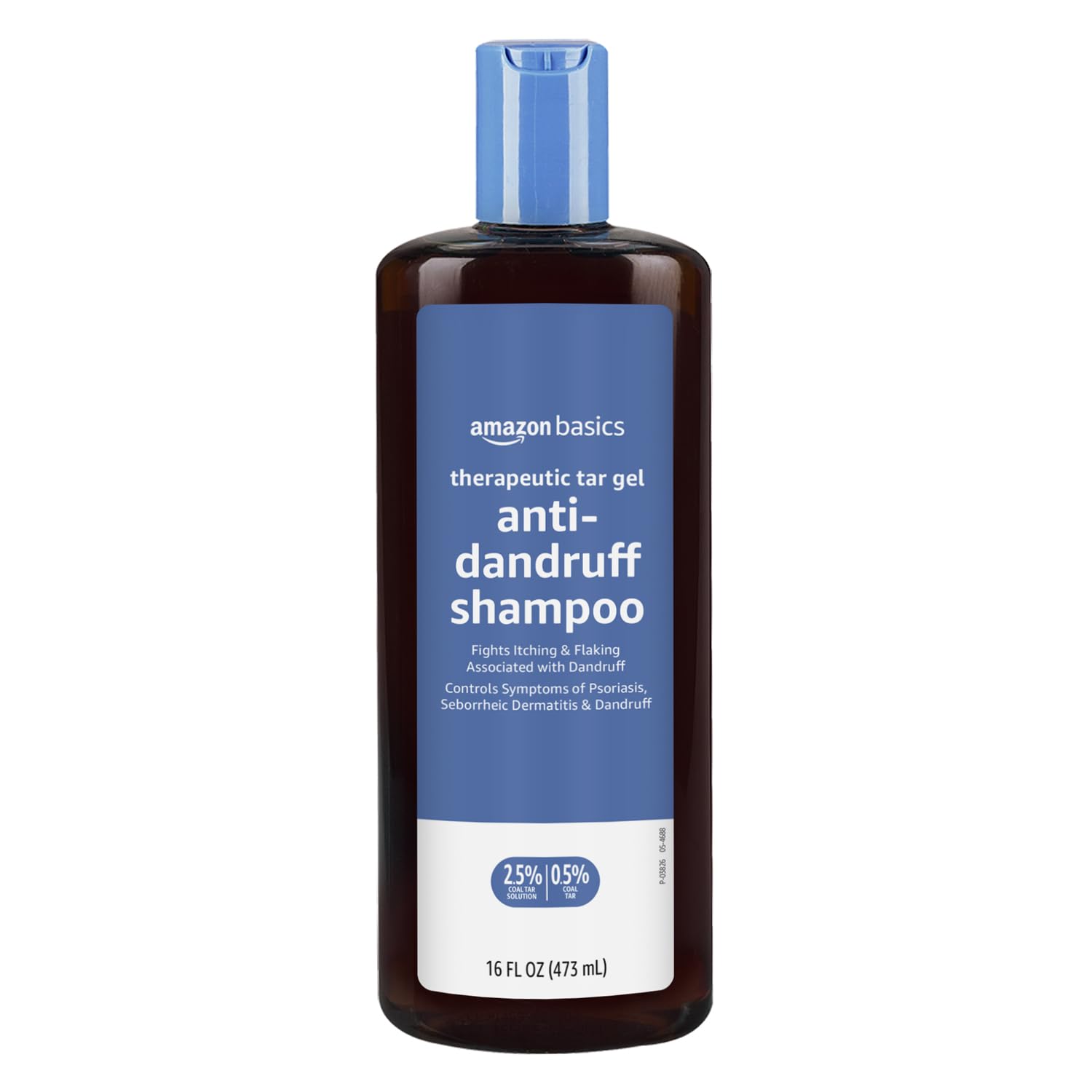 Amazon Basics Therapeutic Plus Tar Gel bottle for scalp relief and flakes control.