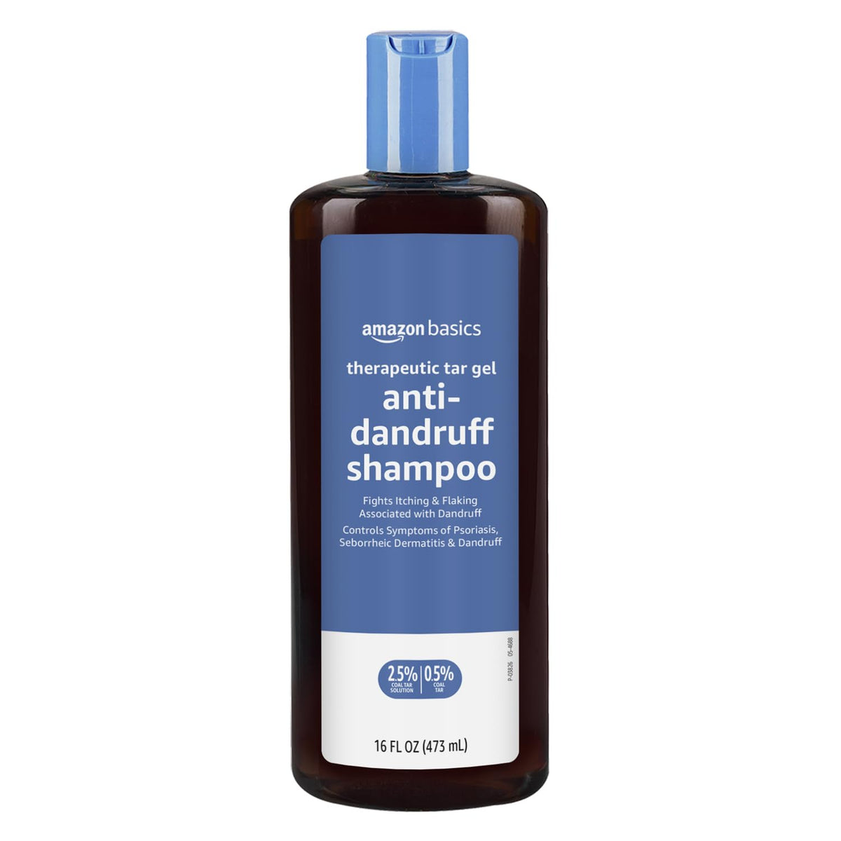 Amazon Basics Therapeutic Plus Tar Gel bottle for scalp relief and flakes control.