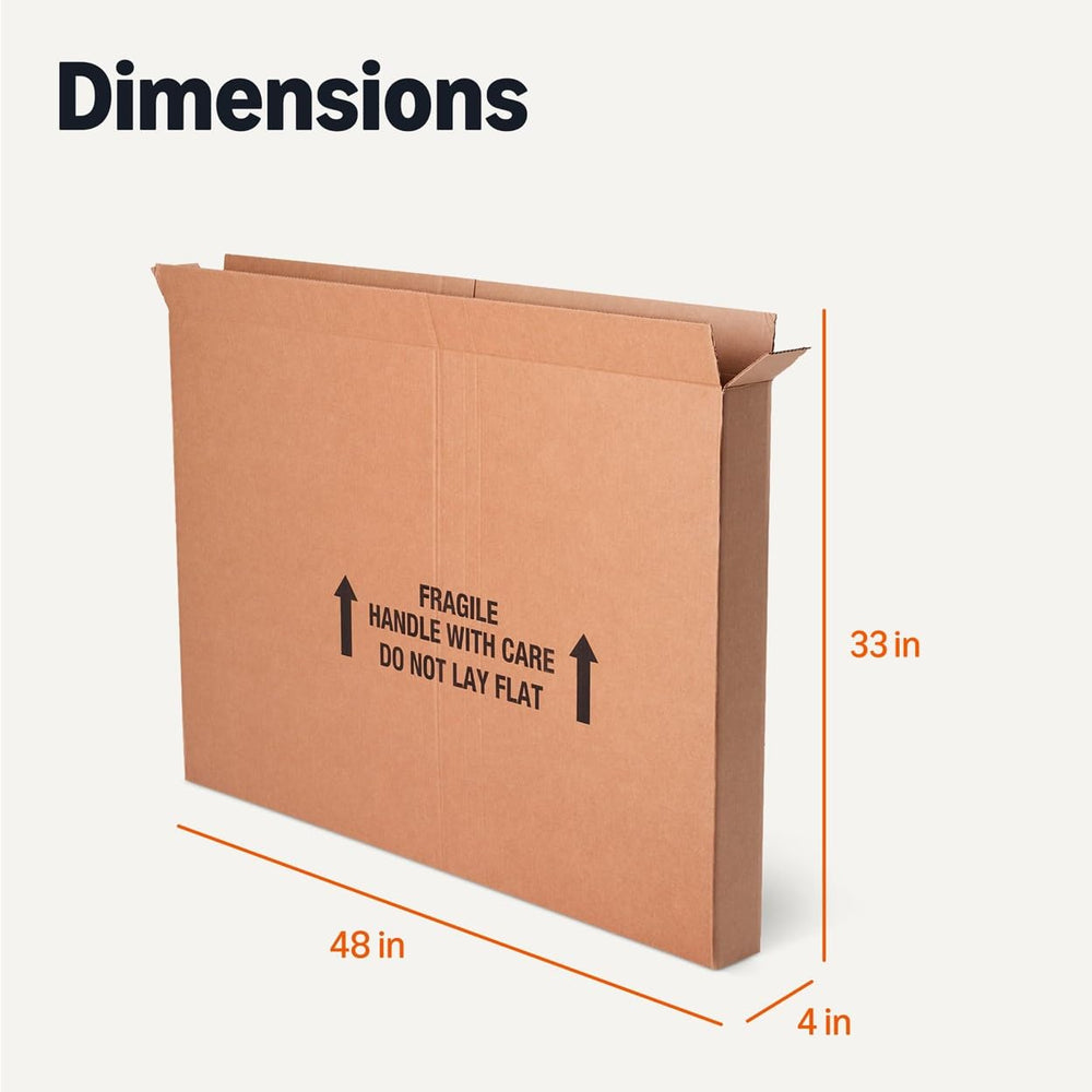 Amazon Basics closure-ready top and bottom flaps for quick secure packing