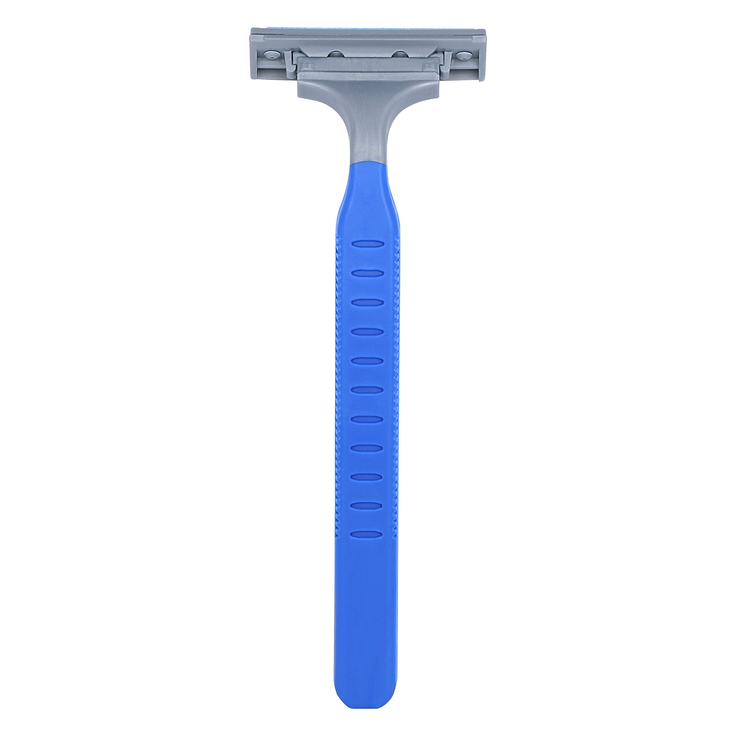 Amazon Basics travel-friendly razor packaging suitable for on-the-go grooming