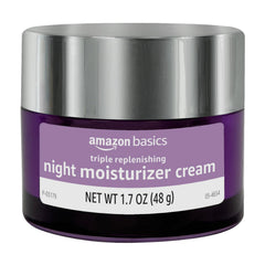 Amazon Basics night cream ingredients visual highlight vitamins and hydrators