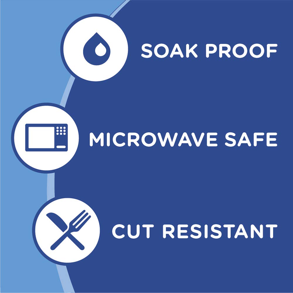 Cut-resistant edges support sturdy, mess-free servings.