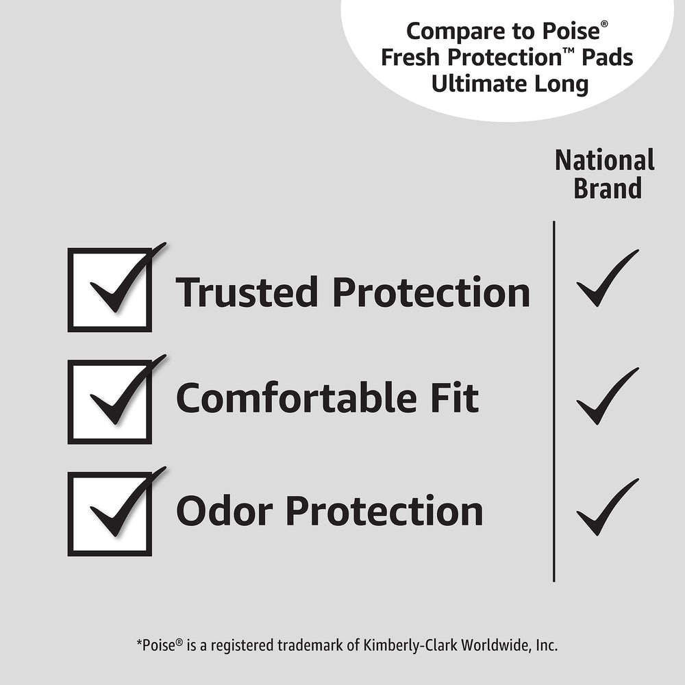 Amazon Basics unscented pads ideal for sensitive skin and irritation-free use.