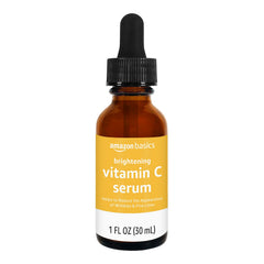 Amazon Basics Vitamin C Serum dropper ready for brightening application