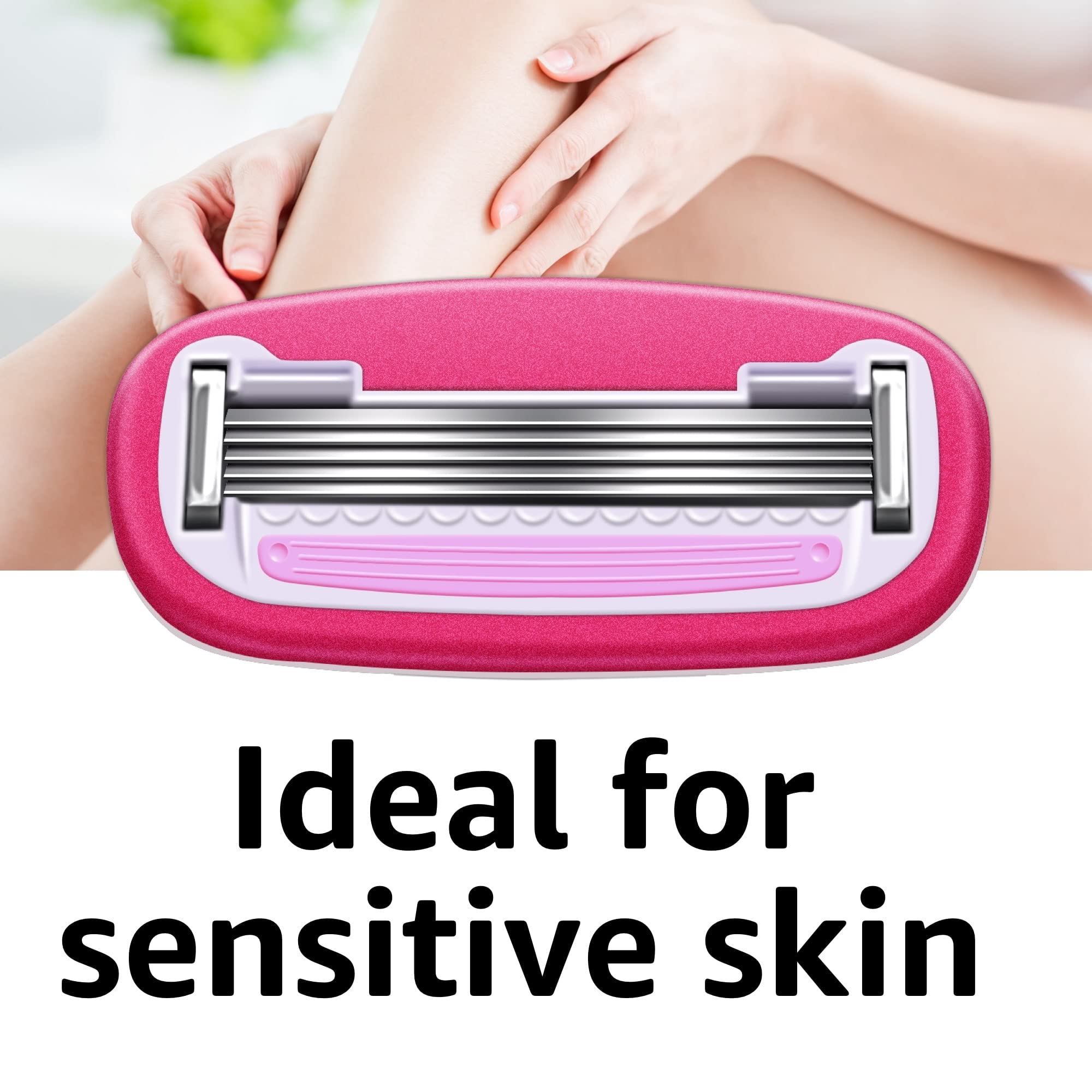 Amazon Basics razor compatible with Venus and other handles for flexible setup.