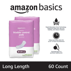 Amazon Basics pad close-up of absorbent core for quick dryness.