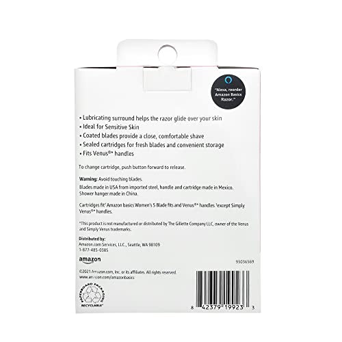 Amazon Basics moisture surround with botanical oils enhances glide during shaving