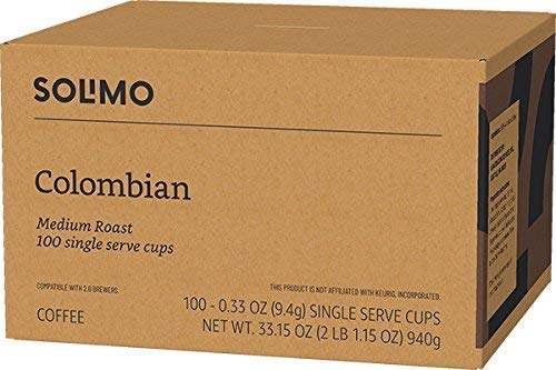 Solimo Colombian harvest region highlighting region-grown flavor in each pod