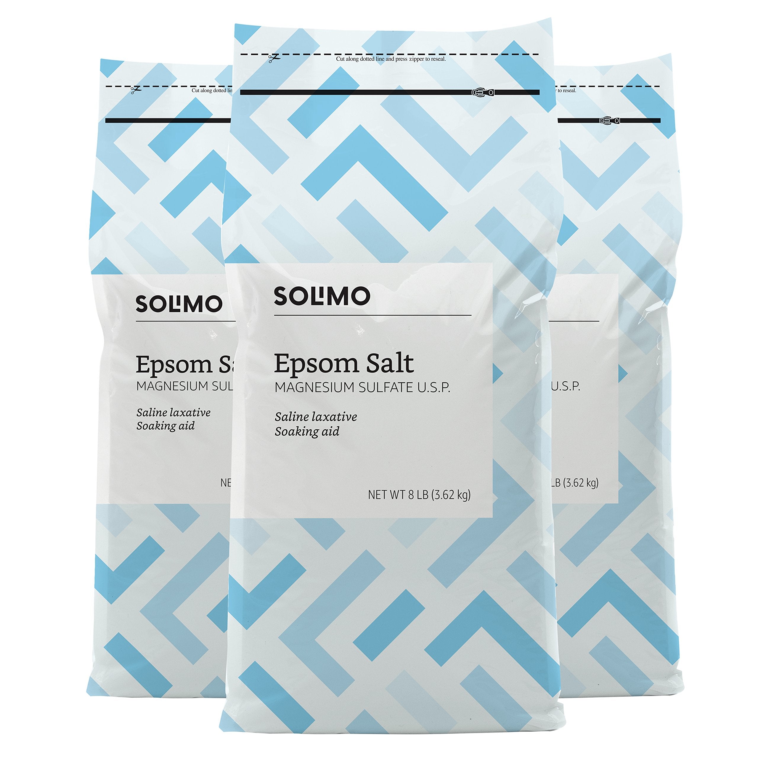Solimo Epsom Salt Soak for a calming bath experience