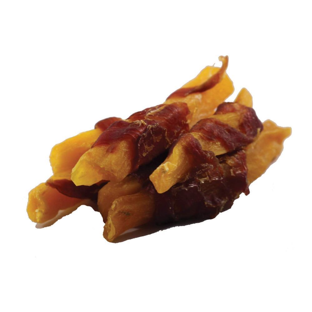 Solimo 2lb bag of sweet potato and duck jerky