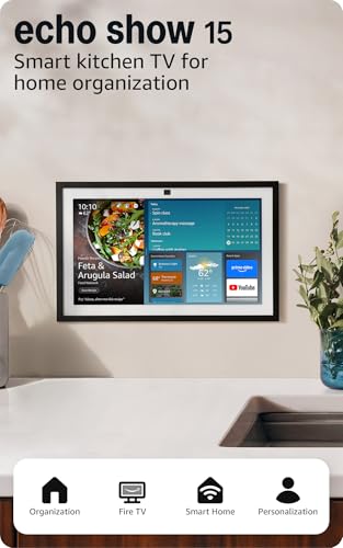 Amazon Echo Show 15 smart home dashboard lets you control lights.