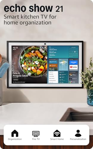 Amazon Echo Show 21 Fire TV streaming for Prime Video and more.