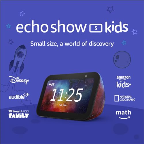 Amazon Echo Show 5 Kids kid content library supports learning