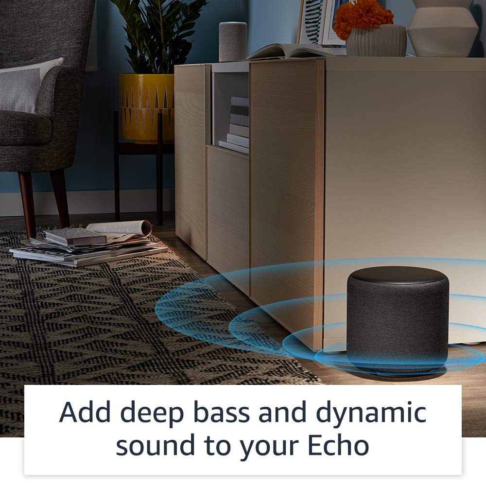 Echo Sub used in a stereo pair for wider left-right audio
