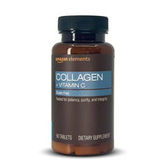 Amazon Elements collagen tablets for daily skin and joint support.