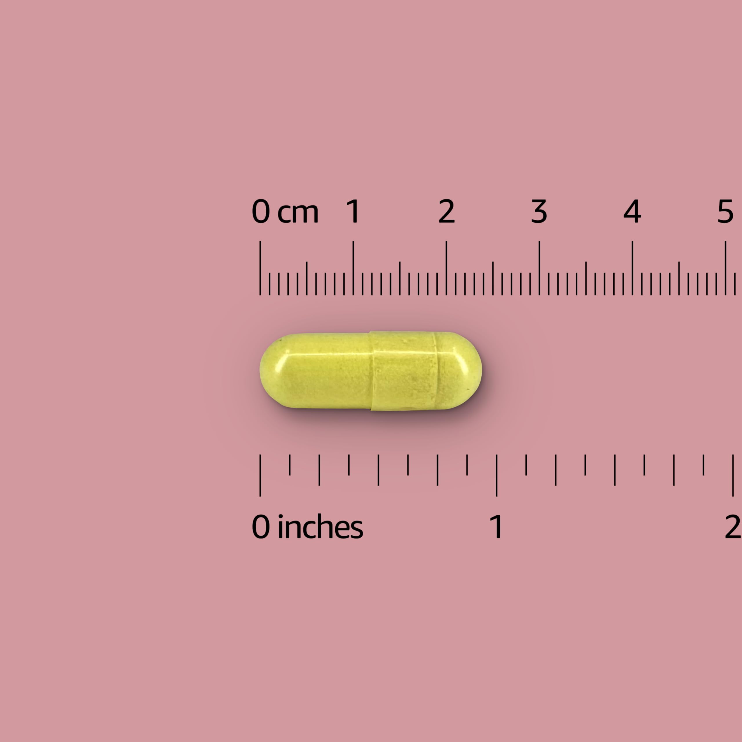 Amazon Elements CoQ10 capsules inside bottle, two-month supply for daily use.