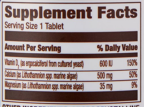 Amazon Elements UV-yeast vitamin-d2 close-up illustrating D2 enrichment