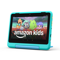Amazon Fire HD 8 Kids Pro front view, ready for learning on the go