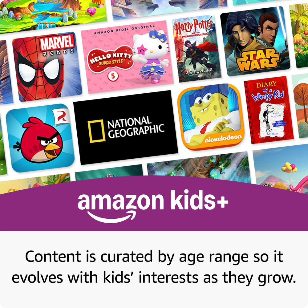 Amazon Fire HD 8 Kids Pro parental controls screen shows kid-friendly limits for safe use