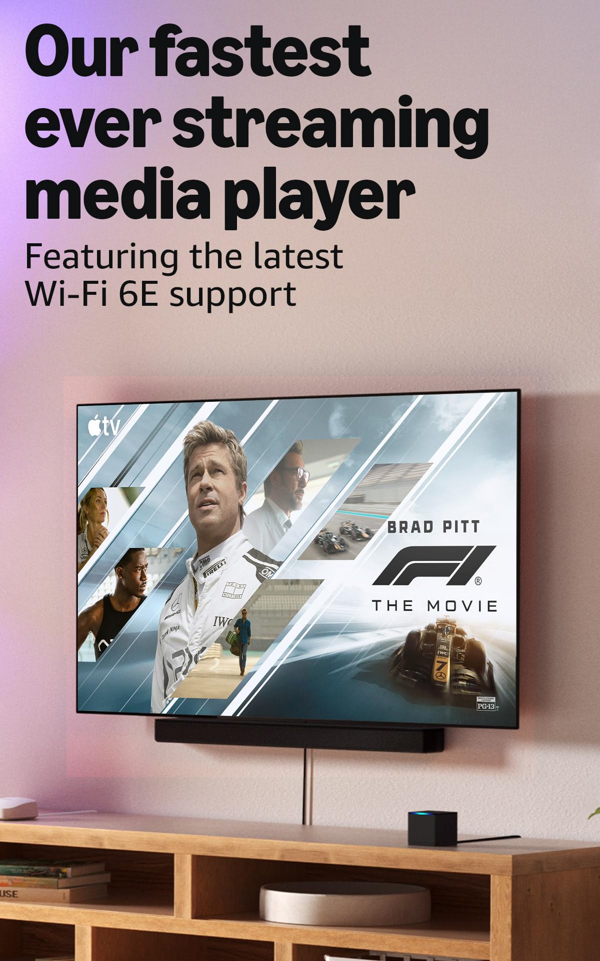 Wi-Fi 6E connectivity on Amazon Fire TV Cube enables smoother streaming