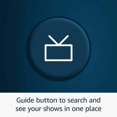 Amazon Fire TV remote guide button for live TV listings at a glance