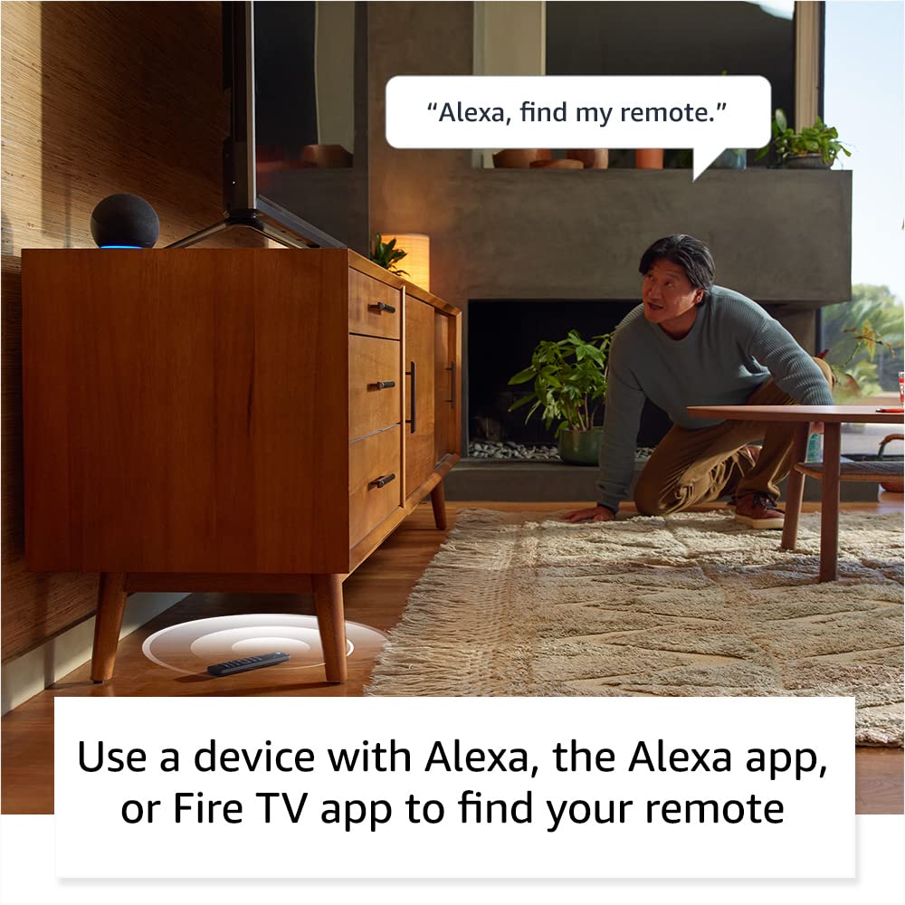 Amazon Fire TV Remote Pro backlit buttons ease use in dim rooms.