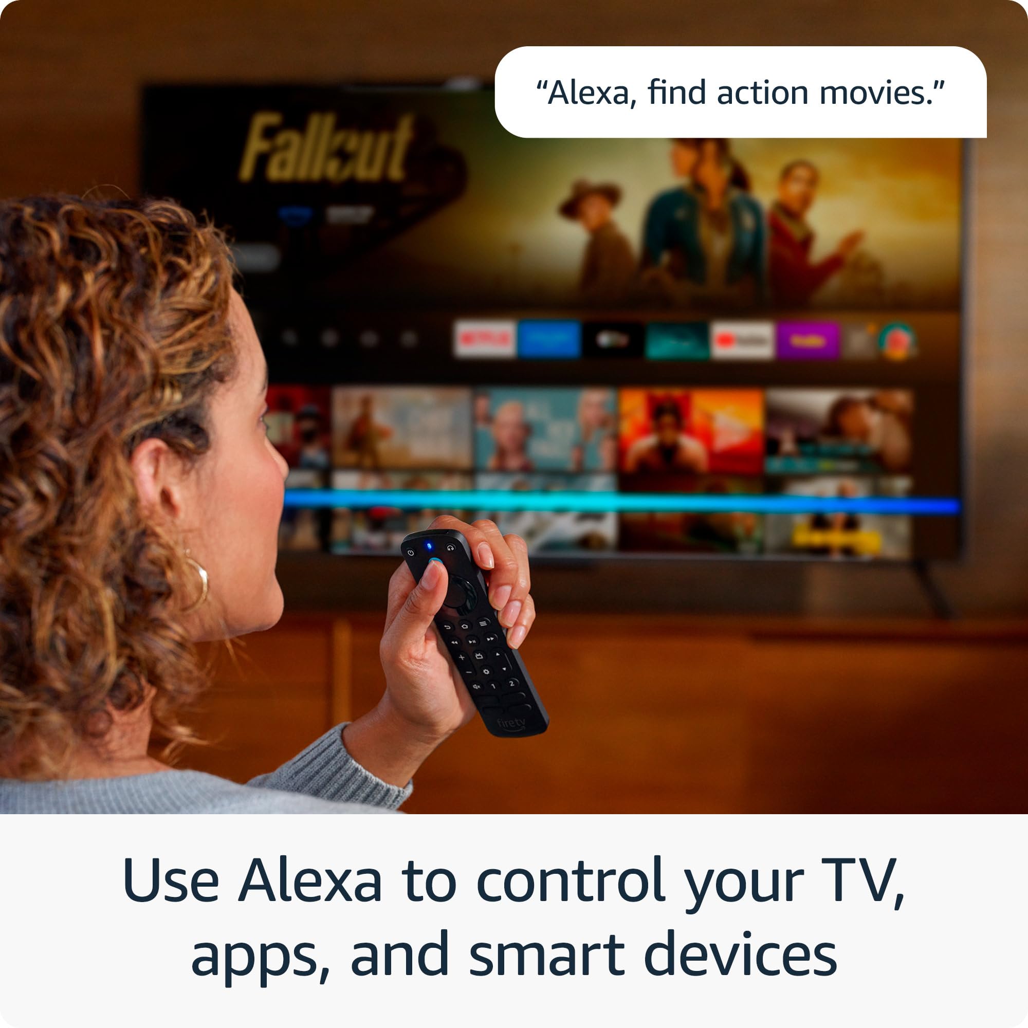 Amazon Fire TV Remote Pro integrates TV controls in one device.