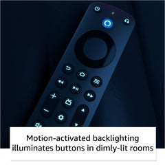 Amazon Fire TV Remote Pro two customizable buttons for quick shortcuts.