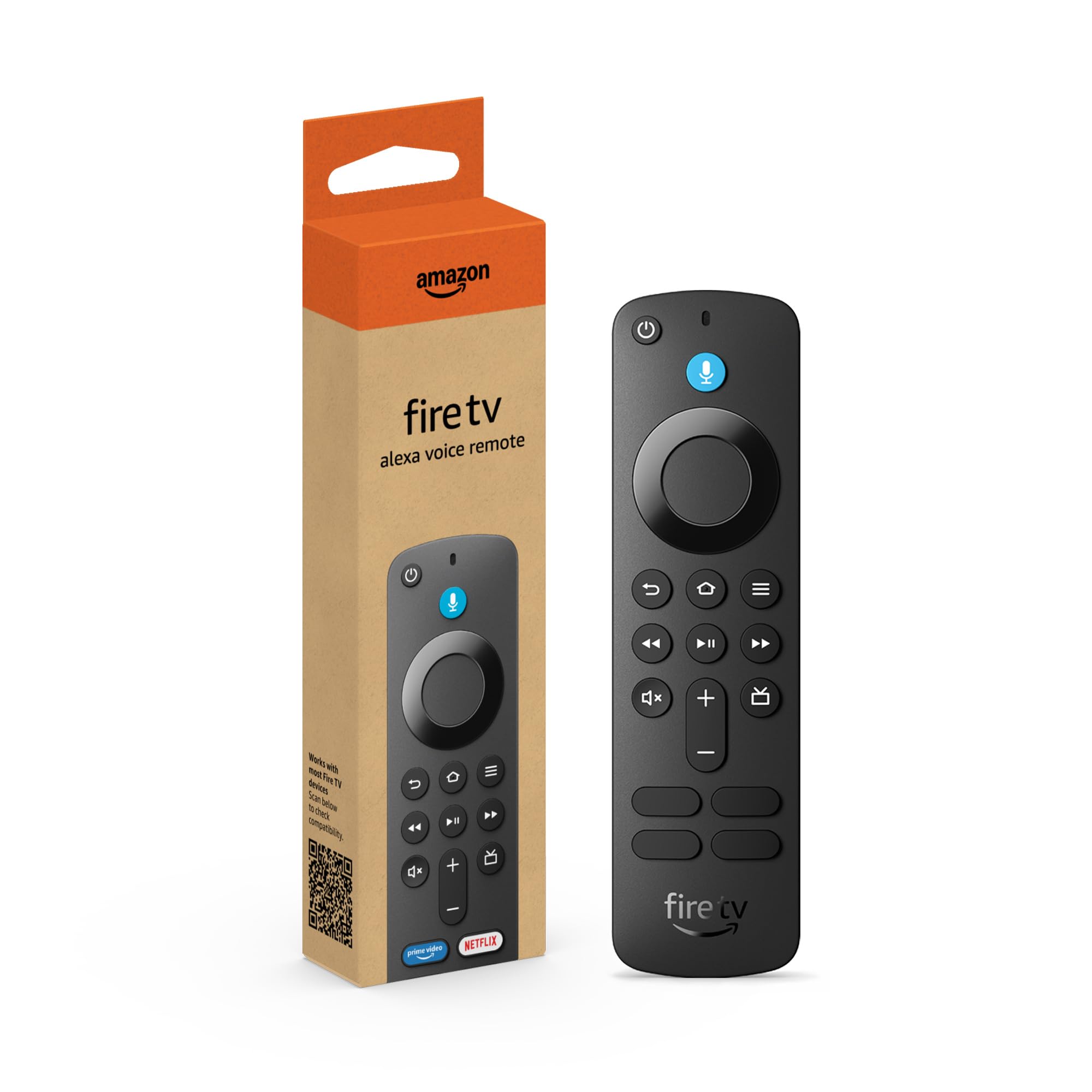 Amazon Fire TV Alexa Voice Remote with voice search for quick content discovery