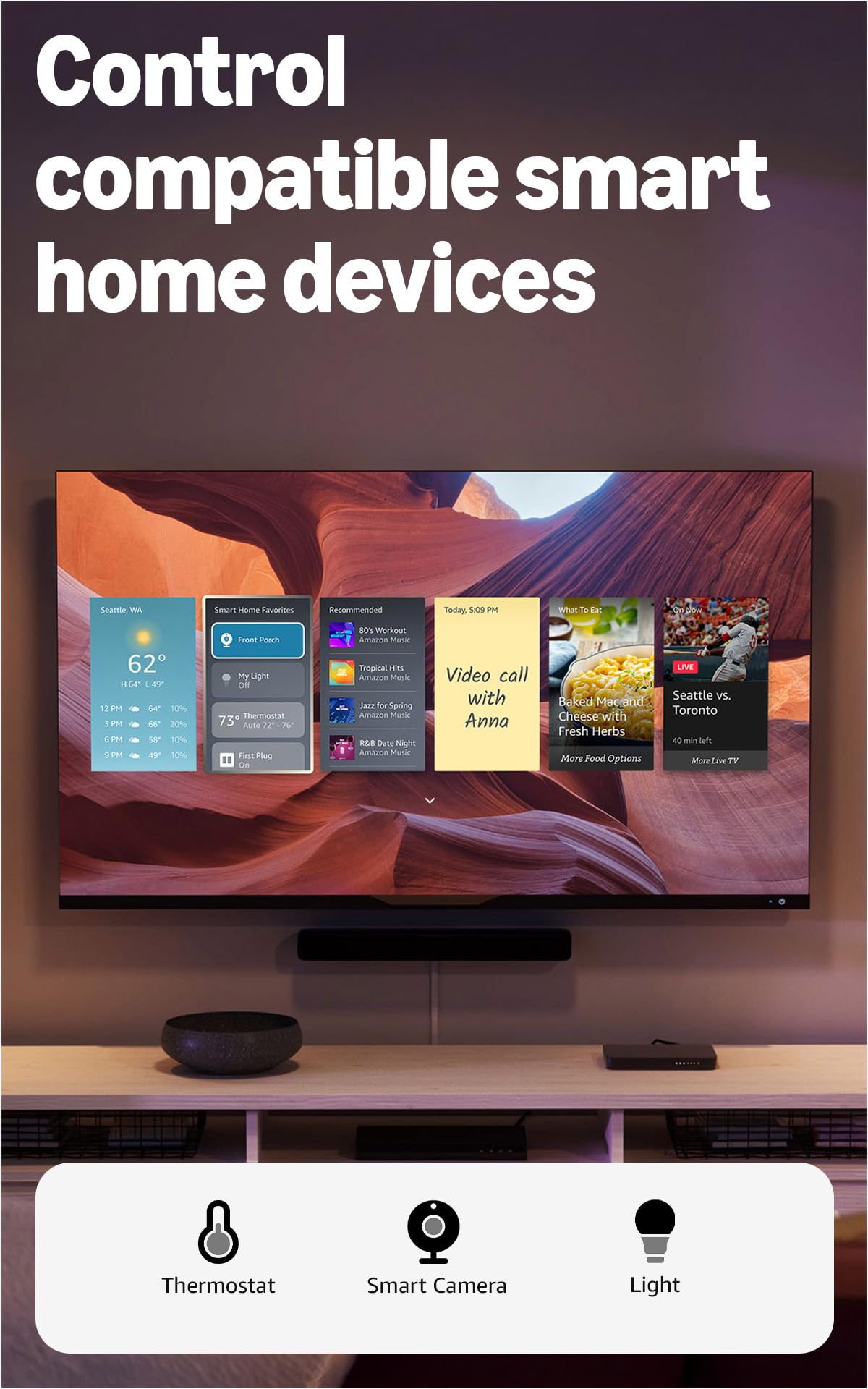 Amazon Fire TV Stick 4K Max 4K Ultra HD visuals with Dolby Atmos on TV.