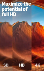 Amazon Fire TV Stick HD streaming image highlighting full HD experience