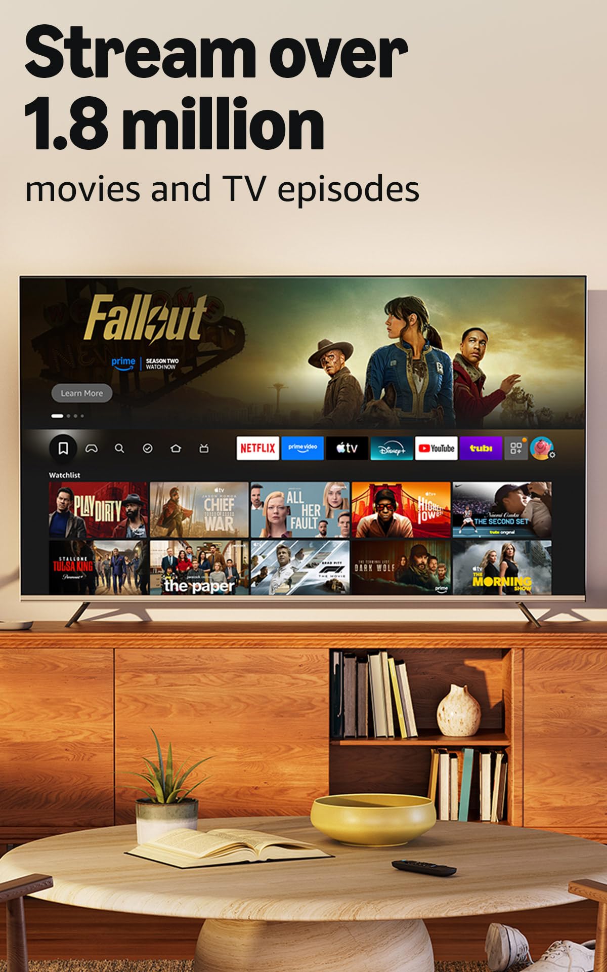 Amazon Fire TV Stick HD live TV image with live channels