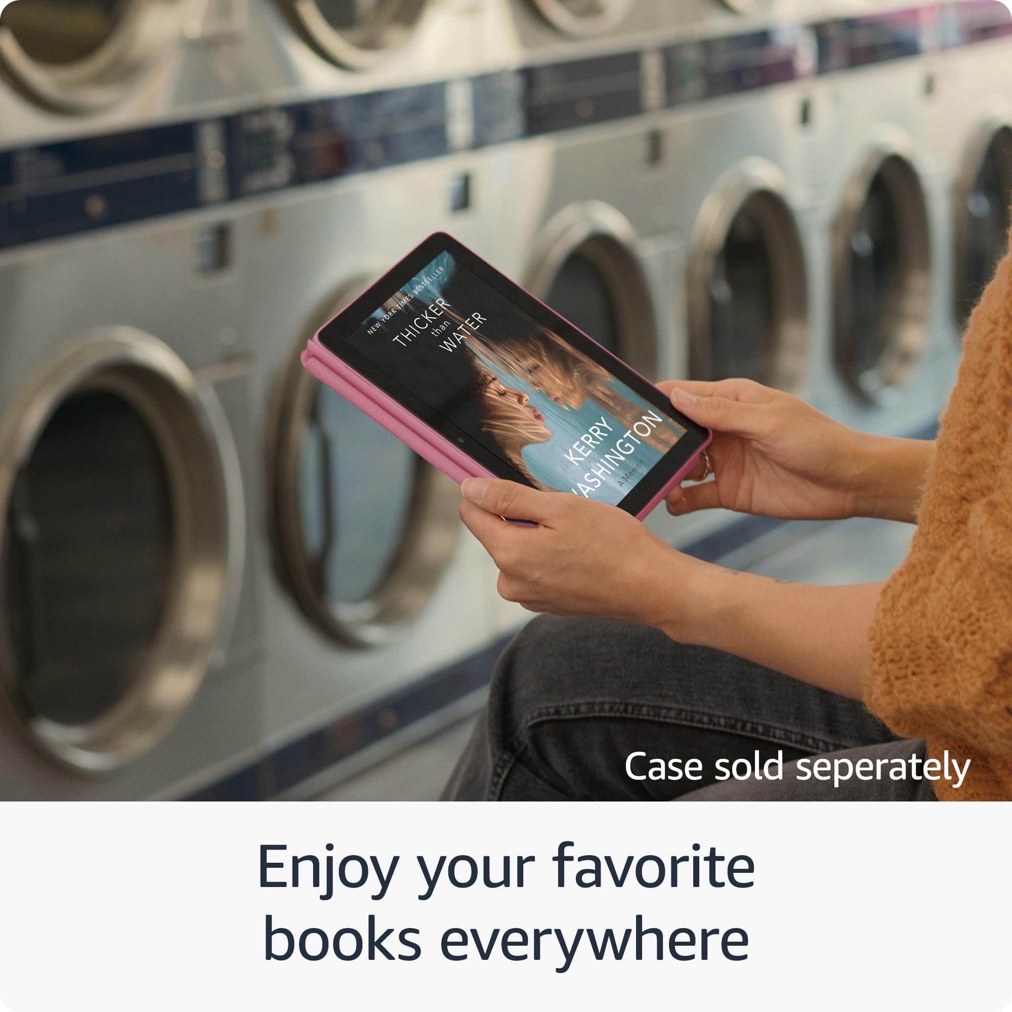 Amazon Fire HD 8 5MP rear camera for quick photos on the go