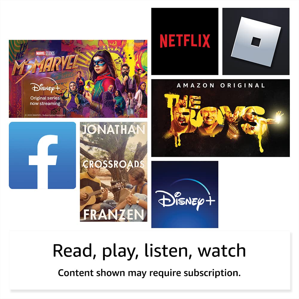Amazon Fire HD 8 Plus long-lasting battery supports hours of entertainment.