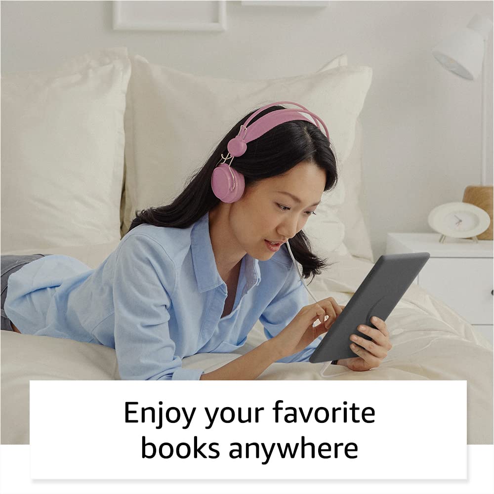 Amazon Fire HD 8 Plus fast processor boosts everyday tasks and apps.