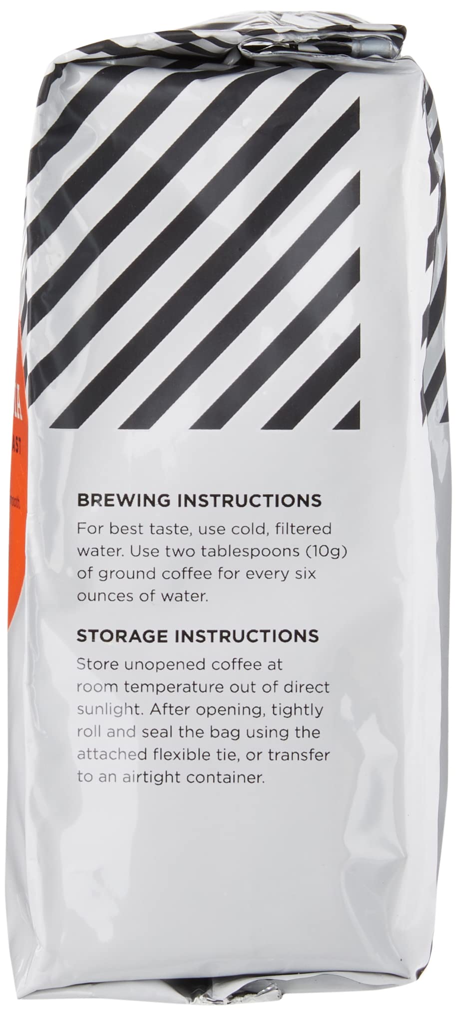Amazon Fresh Colombia ground coffee 12 oz bag for quick brewing.