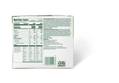 Amazon Fresh Frosted Toaster Pastries variety box open, showing 36 pastries.