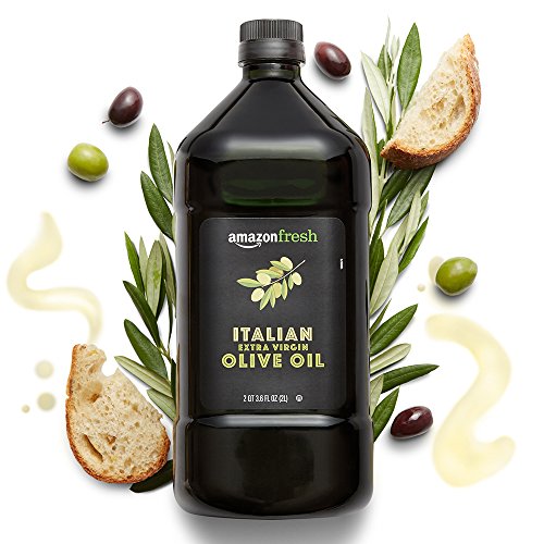 Amazon Fresh Italian EVOO bottle ideal for high-heat cooking.