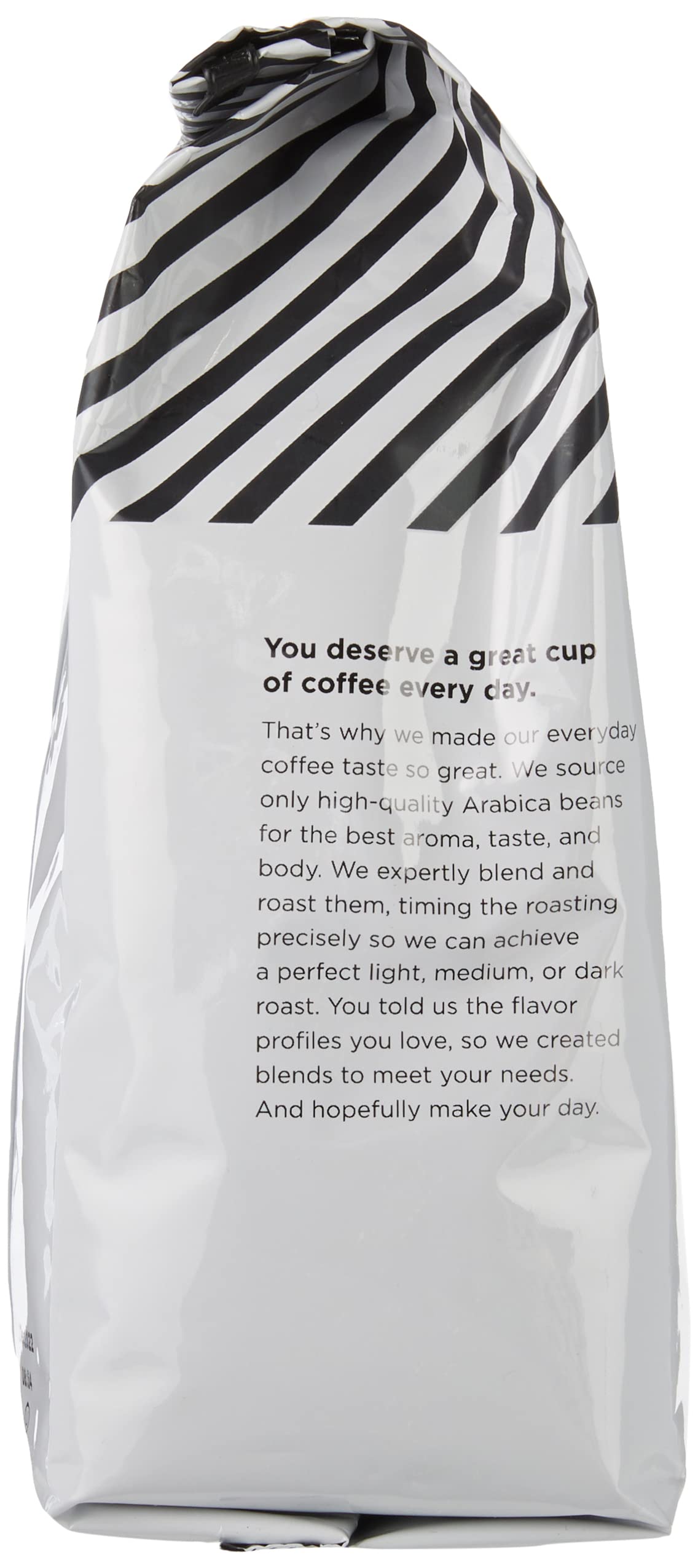 32-ounce Amazon Fresh Just Bright bag for convenient daily servings.