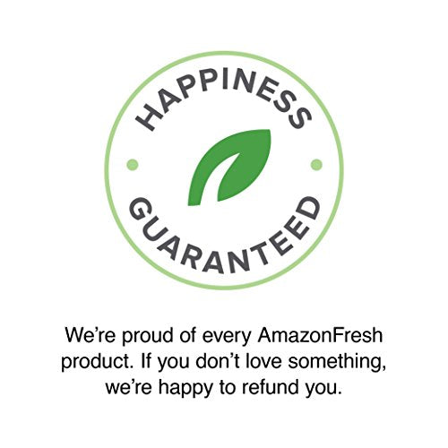 Amazon Fresh branding beside Just Bright coffee bag for trusted use.